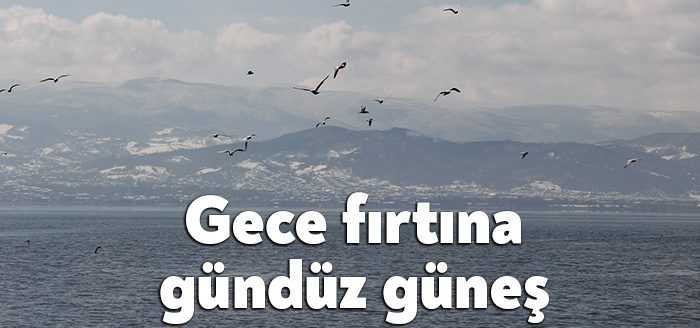 Kocaeli'de 3 gün süren yoğun kar yağışının ardından güneşli havayı