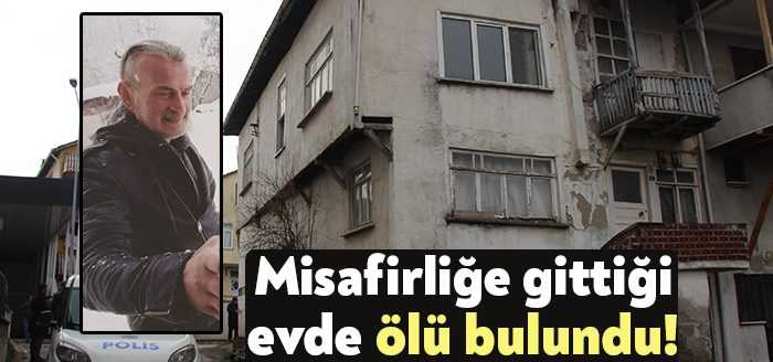 Kocaeli'nin Gölcük ilçesinde bir kişi, misafirliğe gittiği arkadaşının evinde ölü