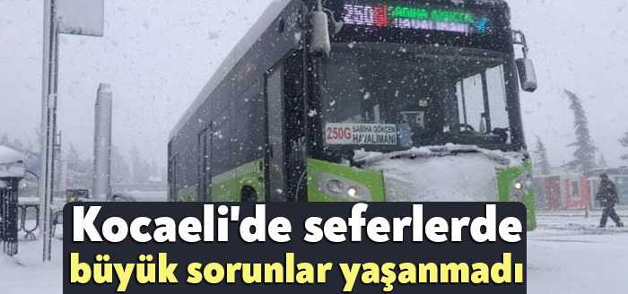 Kocaeli’de yaşanan yoğun kar yağışına rağmen kırsal mahallelerde dahil olmak