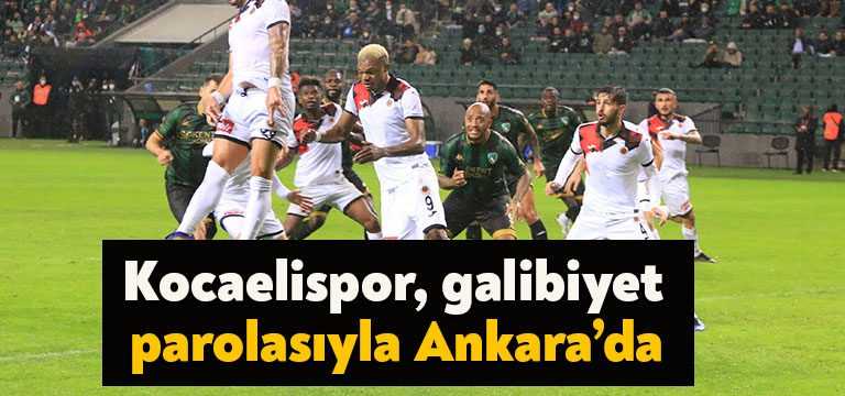 Spor Toto 1. Lig’in 29. haftasında Kocaelispor, Gençlerbirliği’ne konuk oluyor.