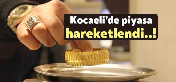  Evlenecek çiftler, düğün sezonu öncesi şimdiden takılarını almaya başladı. Hazırlıklarını