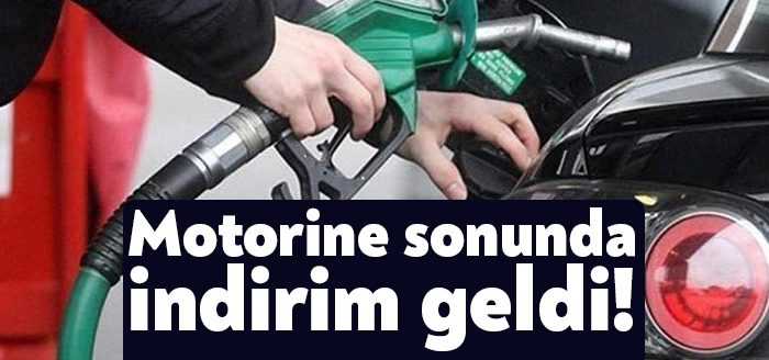 Motorinin satış fiyatında bugün itibariyle geçerli olmak üzere 2 lira
