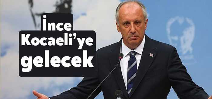 Memleket Partisi Genel Başkanı Muharrem İnce, Kocaeli İl Kongresi'ne katılmak
