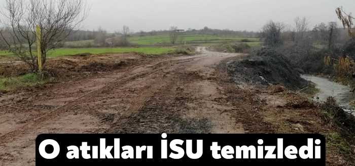 Kartepe ilçesi Aslanbey Mahallesi’nde bulunan Çamışdibi deresine çuval çuval, kimyasal