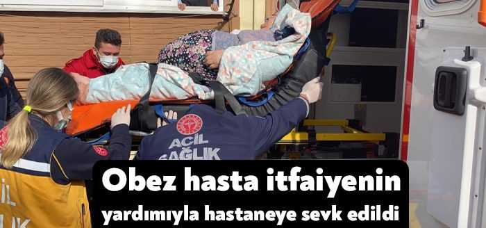 Kocaeli’nin Gebze ilçesinde nefes darlığı çeken yaşlı kadın, itfaiyenin de