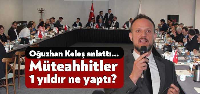 Kocaeli Müteahhitler Birliği oda yöneticileri ve üyeler kahvaltıda bir araya