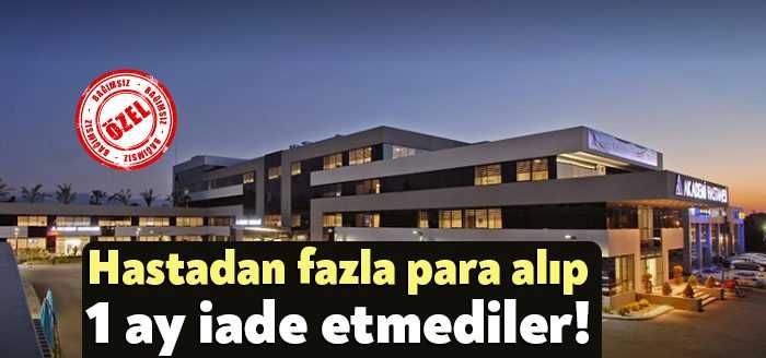 Kocaeli’de hizmet veren Özel Akademi Hastanesi’yle ilgili bir hasta, kendisinden