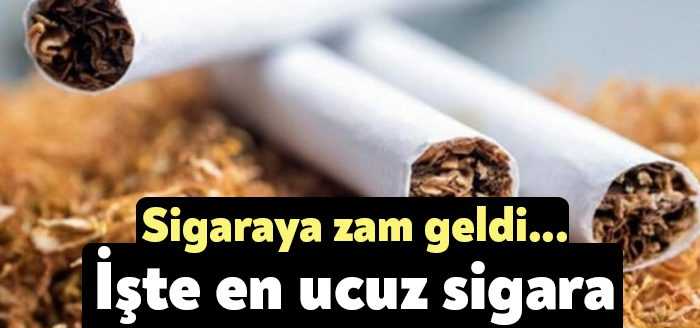 Bir tütün markası ürünlerine zam yaptı. Böylece bazı sigaralara 2