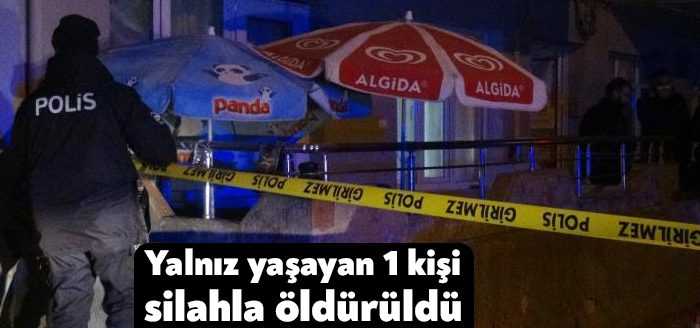 Kocaeli’nin Derince ilçesinde yalnız yaşayan 1 kişi silahla vurularak öldürüldü.