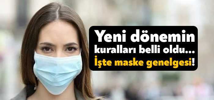 İçişleri Bakanlığı, kapalı alanlarda maske kullanımına ilişkin genelge yayımladı.