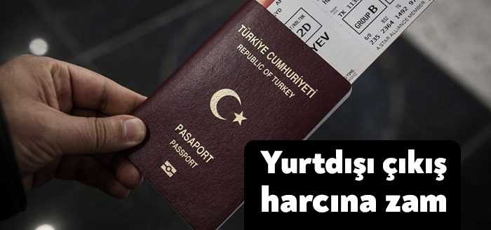 Resmi Gazete'de yayımlanan Cumhurbaşkanı Kararıyla, yurt dışı çıkış harcı 50