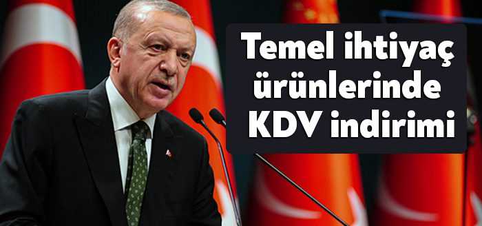 Cumhurbaşkanı Erdoğan, "Deterjan, sabun, tuvalet kağıdı, bebek bezi gibi ürünlerin