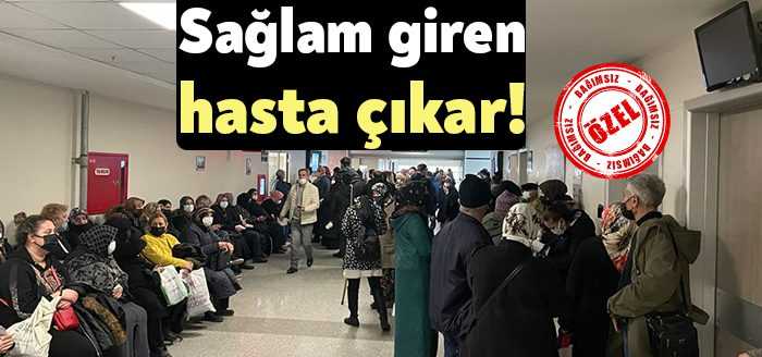 Kocaeli’deki devlet hastaneleri, gün içindeki aşırı yoğunluğu kaldırmakta zorlanıyor. Polikliniklerin