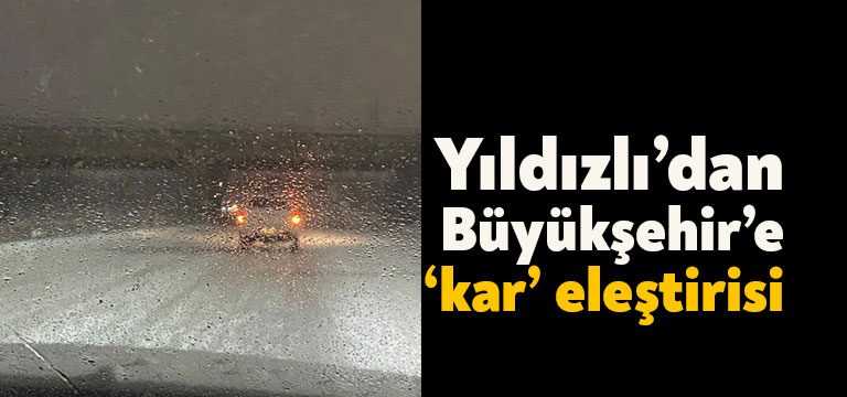 CHP Kocaeli İl Başkanı Harun Yıldızlı, Kocaeli genelinde kar yağışından