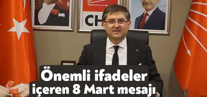 CHP Kocaeli İl Başkanı Harun Özgür Yıldızlı, 8 Mart Dünya