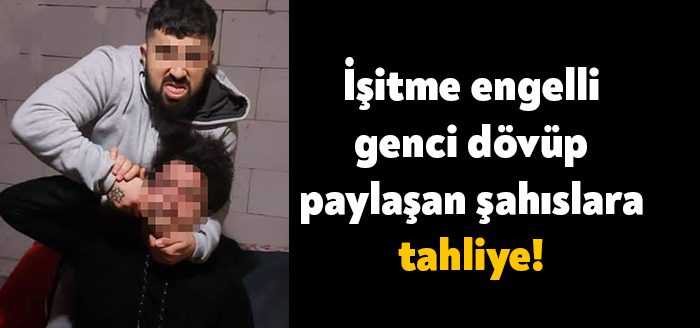 Kocaeli'de işitme engelli genci döven, şiddet görüntüsünü de sosyal medyada