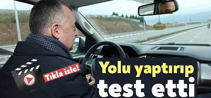 Başkan Tahir Büyükakın, Körfez İlimtepe Yolu 1. Etap Projesinde tamamlanan