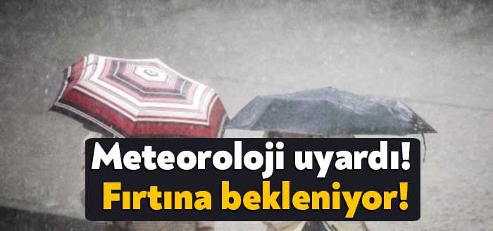 Meteoroloji Genel Müdürlüğü tarafından Batı Karadeniz'de fırtına uyarısı yapıldı. Kocaeli