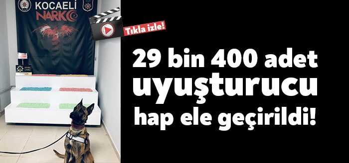 Kocaeli’de durdurularak arama yapılan yolcu otobüsünde 6 paket halinde toplam