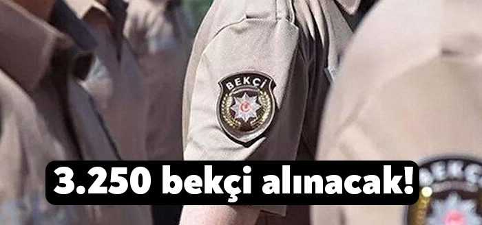 Bekçi alımı için beklenen müjde geldi! Çarşı ve Mahalle Bekçiliği