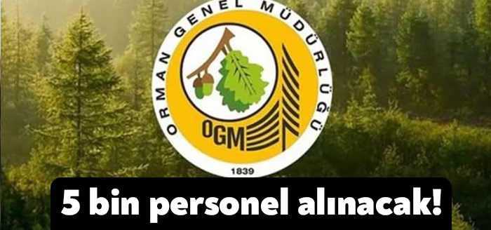 OGM bir kısmı Kocaeli'de olmak üzere 5.000 personel alımı 2022