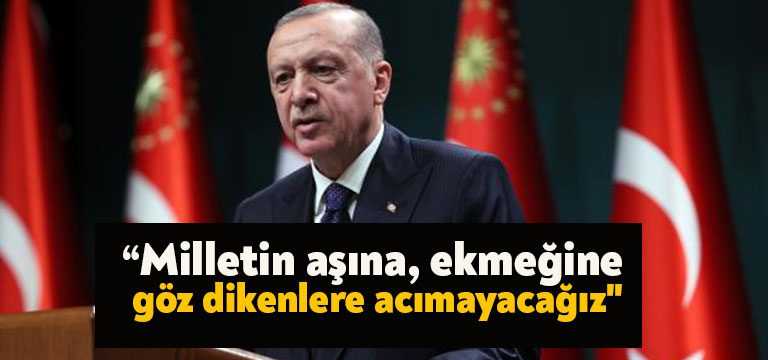 Cumhurbaşkanı Erdoğan, "Fiyatlar konusunda vicdansızlık yaparak milletin aşına, ekmeğine, geçimine