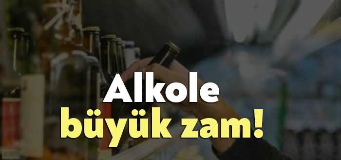 Alkol ürünlerine bir zam haberi daha geldi. Tekel Bayileri Platformu