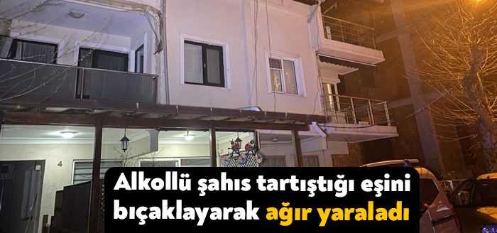 Kocaeli’nin Darıca ilçesinde alkollü bir şahıs, tartıştığı eşini göğsünden bıçaklayarak