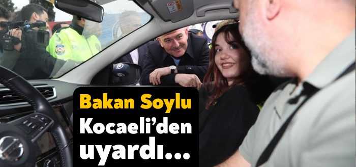 İçişleri Bakanı Süleyman Soylu, Ramazan Bayramı öncesinde Kocaeli’nin Gebze ilçesinde