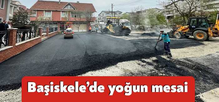 Başiskele ilçesinde altyapı yatırımlarını sürdüren Kocaeli Büyükşehir Belediyesi İSU Genel