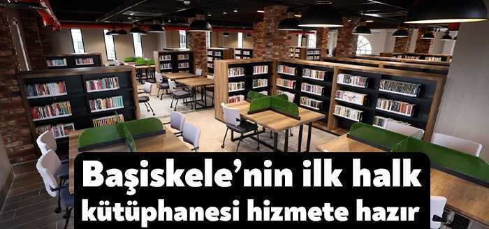 Başiskele Belediyesi tarafından yapımı devam eden ilçenin ilk halk kütüphanesi