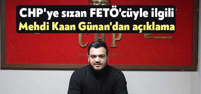 FETÖ itirafçısı olan CHP İzmit İlçe Gençlik Kolları Başkan adayı