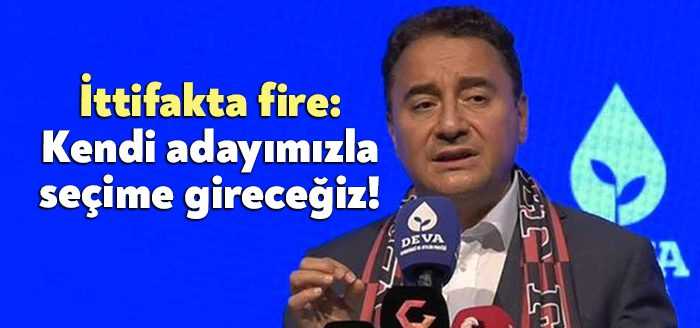 DEVA Partisi Ali Babacan seçime kendi logo ve adaylarıyla girme