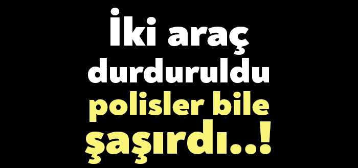Kocaeli'de polis ekipleri tarafından yapılan uygulama esnasında durdurulan araçta 15