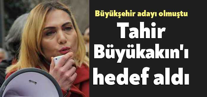Emek Partisi İzmit İlçe Başkanı Reyhan Başaran, Tahir Büyükakın’ın hizmetlerine