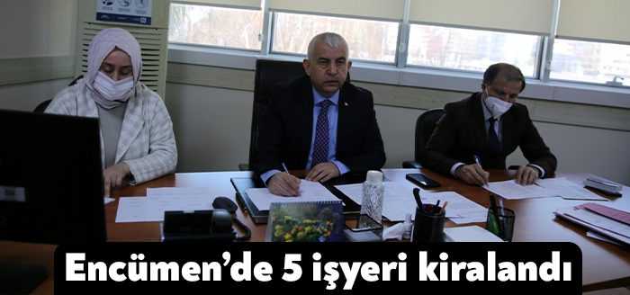 Kocaeli Büyükşehir Belediyesi Encümeni’nde beş işyeri için kiralama ihalesi gerçekleştirildi.