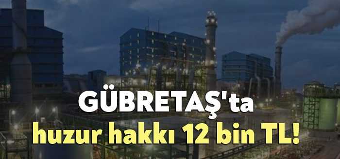 Kocaeli'de de dev bir üretim tesisi bulunan GÜBRETAŞ'ta huzur hakkı
