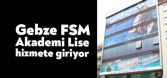 Büyükşehir, Başkan Büyükakın’ın katılımıyla Gebze Fatih Sultan Mehmet Akademi Lise’nin