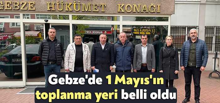 Gebze Sendikalar Birliği öncülüğünde Gebze Kent Meydanında yapılacak olan, 1