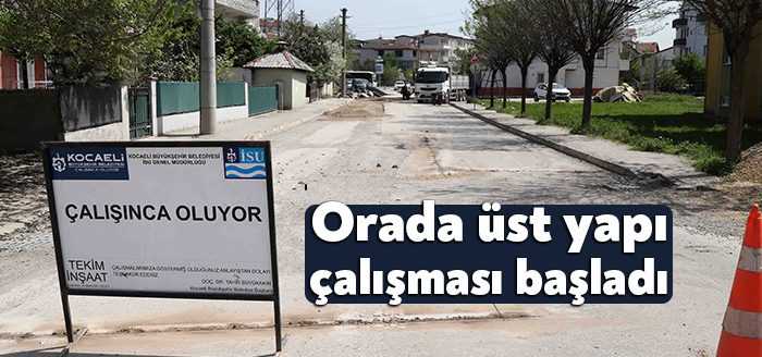 Kocaeli Büyükşehir Belediyesi İSU Genel Müdürlüğü, Gölcük ilçesinde altyapı çalışmaları