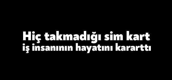 Çalınan bir cep telefonuna, BTK raporuna göre hattını taktığı iddia