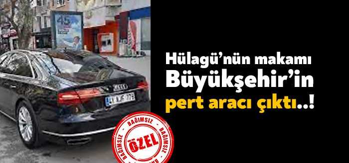 Kocaeli Üniversitesi Rektörü Sadettin Hülagü’nün Audi marka makam aracı geçtiğimiz