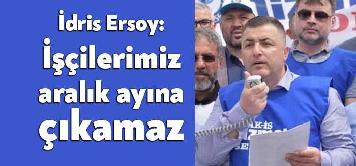 Hizmet-İş Sendika Kocaeli Şube Başkanı İdris Ersoy, Mart ayı enflasyonunu