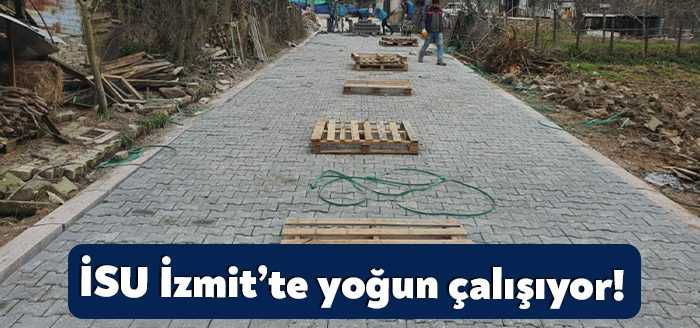 İzmit ilçesine bağlı Akmeşe bölgesinde altyapı çalışmalarını sürdüren Kocaeli Büyükşehir