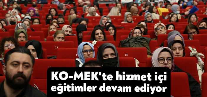 Eğitime verilen bir haftalık arayı en iyi şekilde değerlendiren KO-MEK