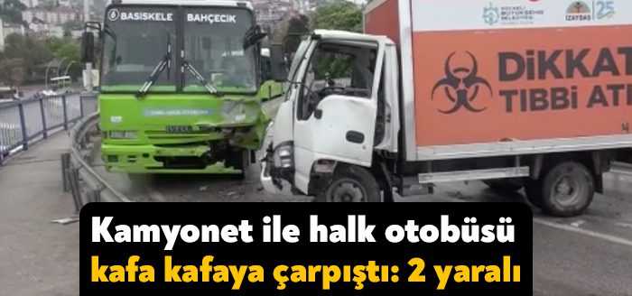 Kocaeli’nin İzmit ilçesinde kayganlaşan yolda direksiyon hakimiyetini kaybeden tıbbi atık
