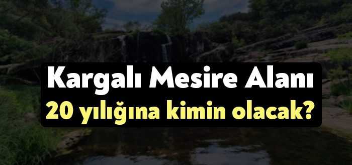 Gebze Orman İşletme Müdürlüğü, Kargalı C Tipi Mesire Alanı’nı 20