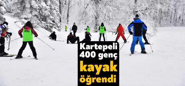 Kartepe Belediyesi tarafından Kartepeli çocuklar için düzenlenen Kar Kayağı kursları