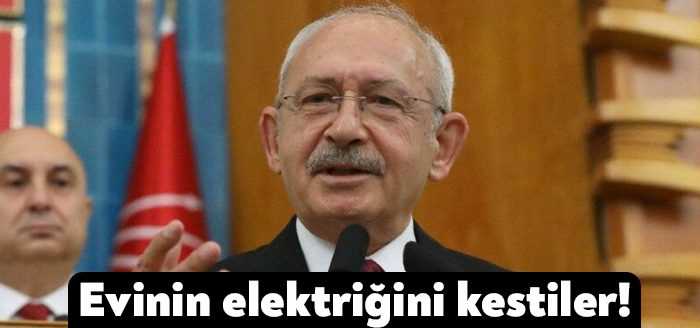Zamlara tepki olarak elektrik faturasını ödemeyen CHP lideri Kemal Kılıçdaroğlu'nun