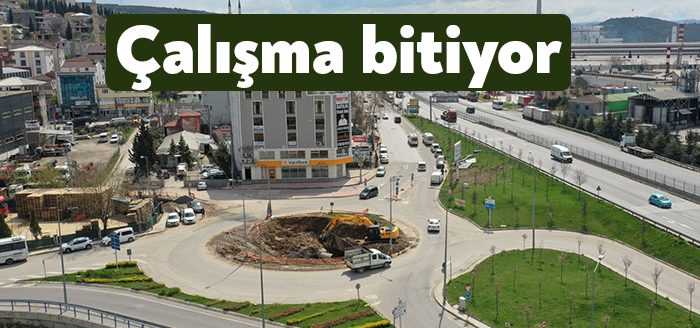 Dilovası Asalet ve Mimar Sinan caddelerindeki altyapı çalışmasında sona gelinirken,